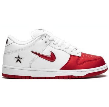 NIKE SB DUNK LOW SUPREME JEWEL SWOOSH RED