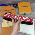 LOUIS VUITTON X SUPREME - LEATHER BELT